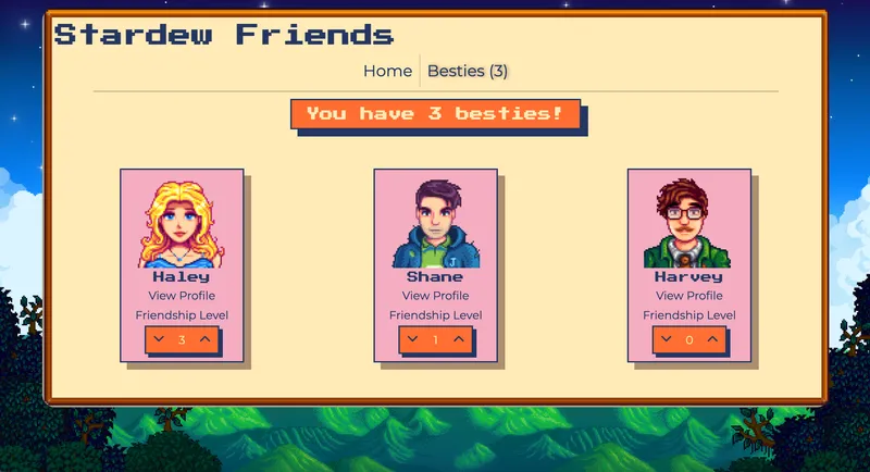 Stardew Friends